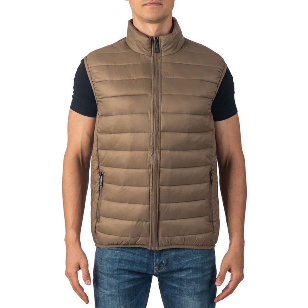 Alpine Swiss Clark Mens Puffer Vest Down Alternative Water Resistant Packable